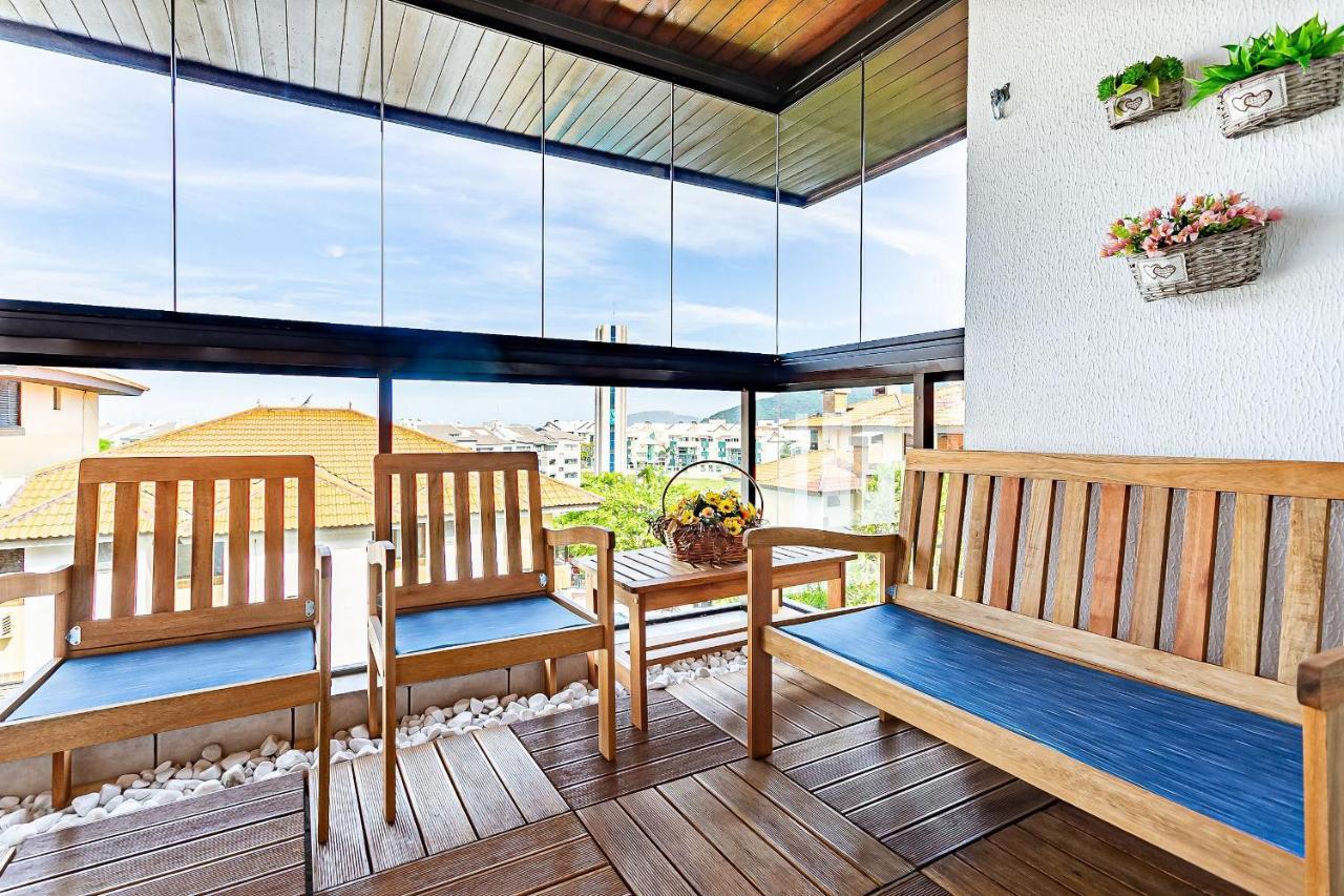 Apto Com Sacada E Churrasq 260M Praia Brava Coi302 Florianopolis Bagian luar foto